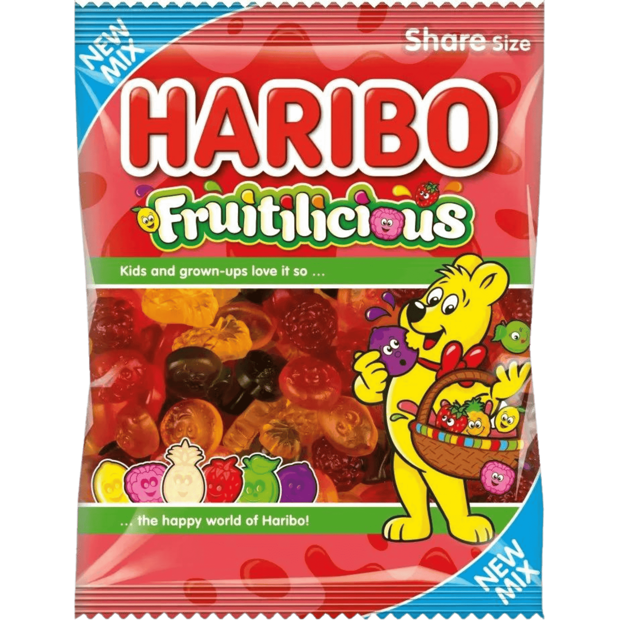 Haribo Fruitilicious 150g - Nammi.net