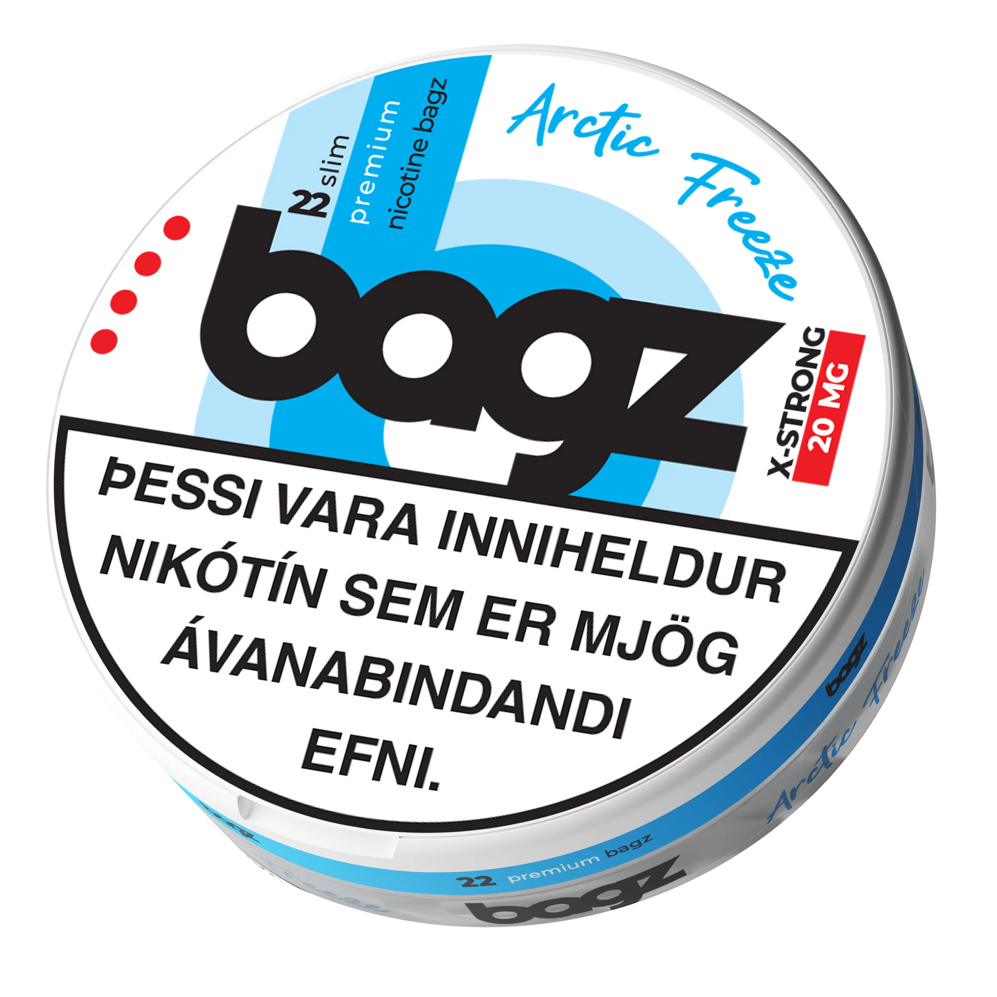 BAGZ - Arctic Freeze 20mg - Nammi.net