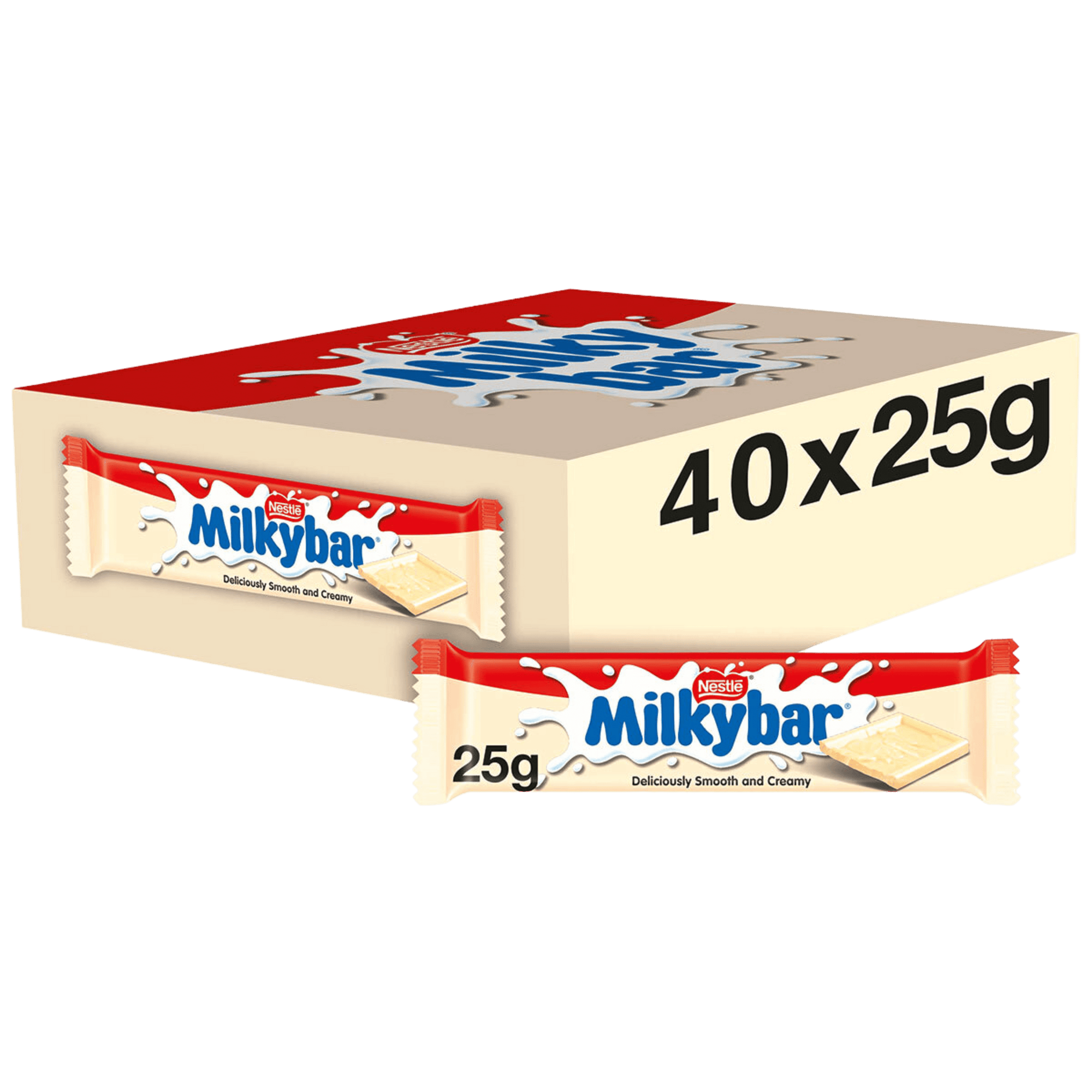 Milkybar - 40 stk - Nammi.net