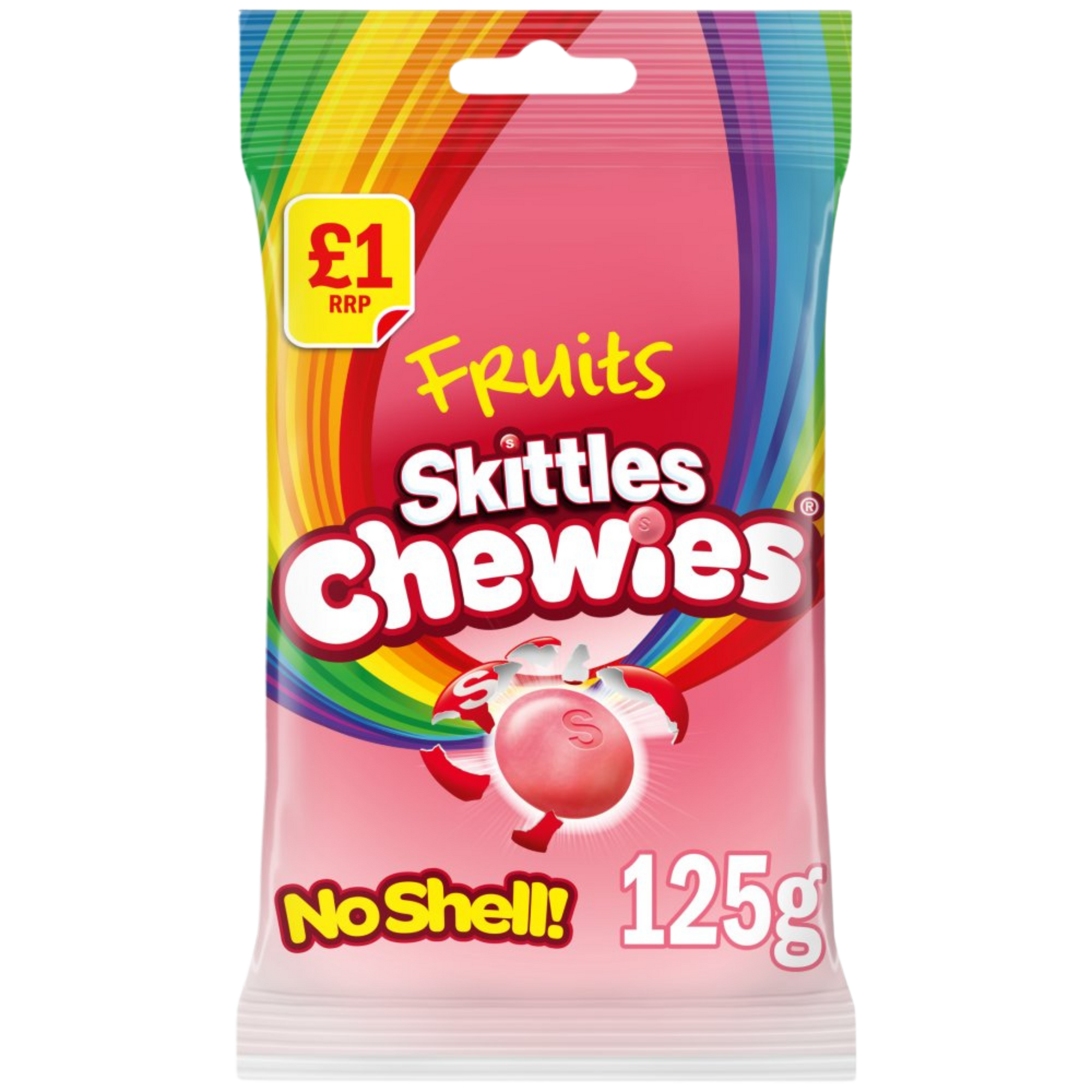 Skittles Chewies Vegan Sweets Fruit Treat Bag 125g - Nammi.net