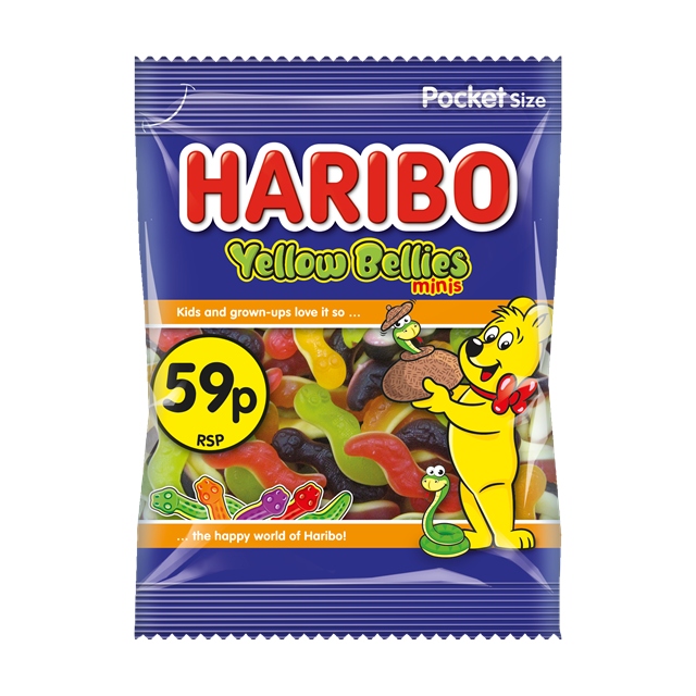 Haribo Mini Yellow Bellies - Nammi.net