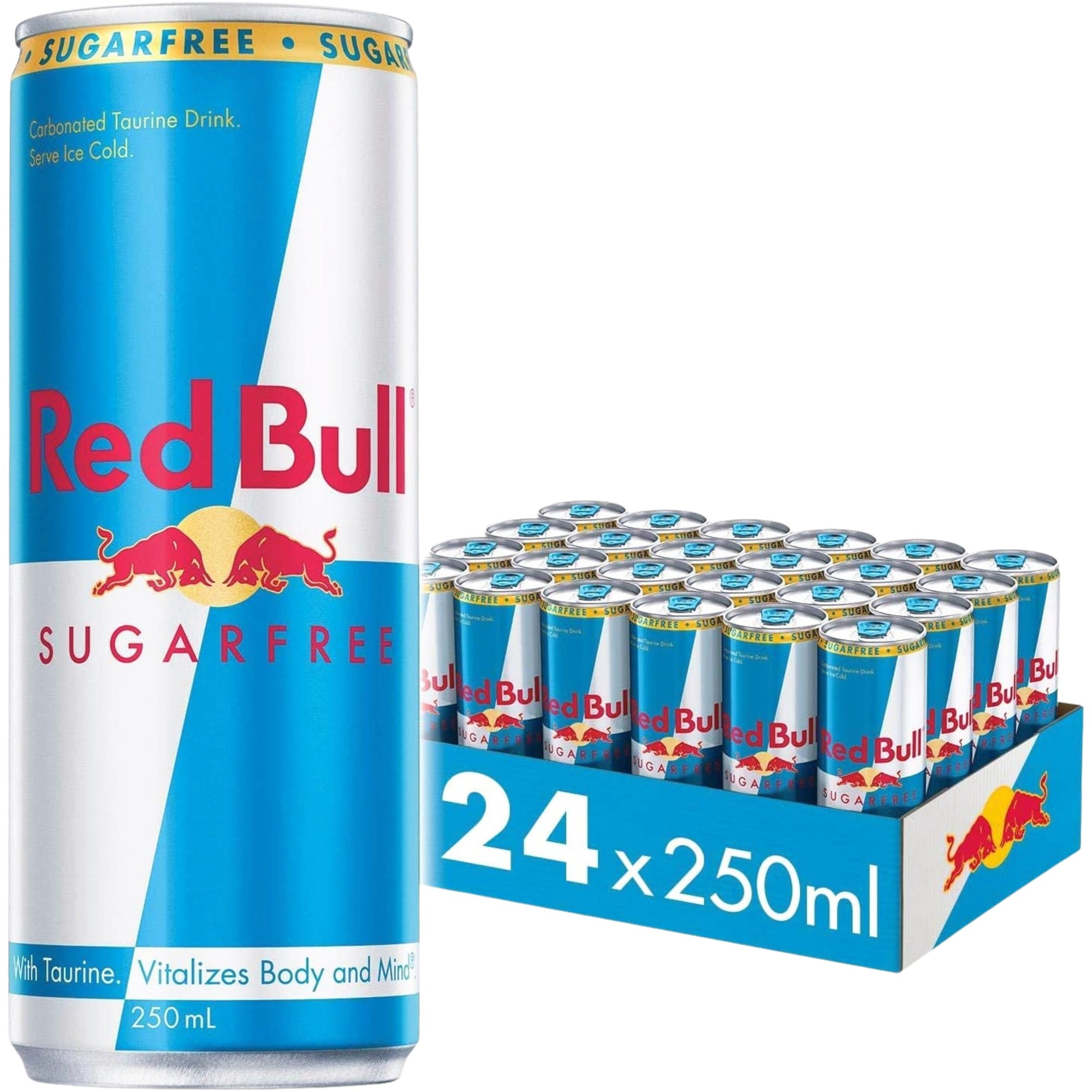 Red Bull Sugar Free - 24 stk - Nammi.net