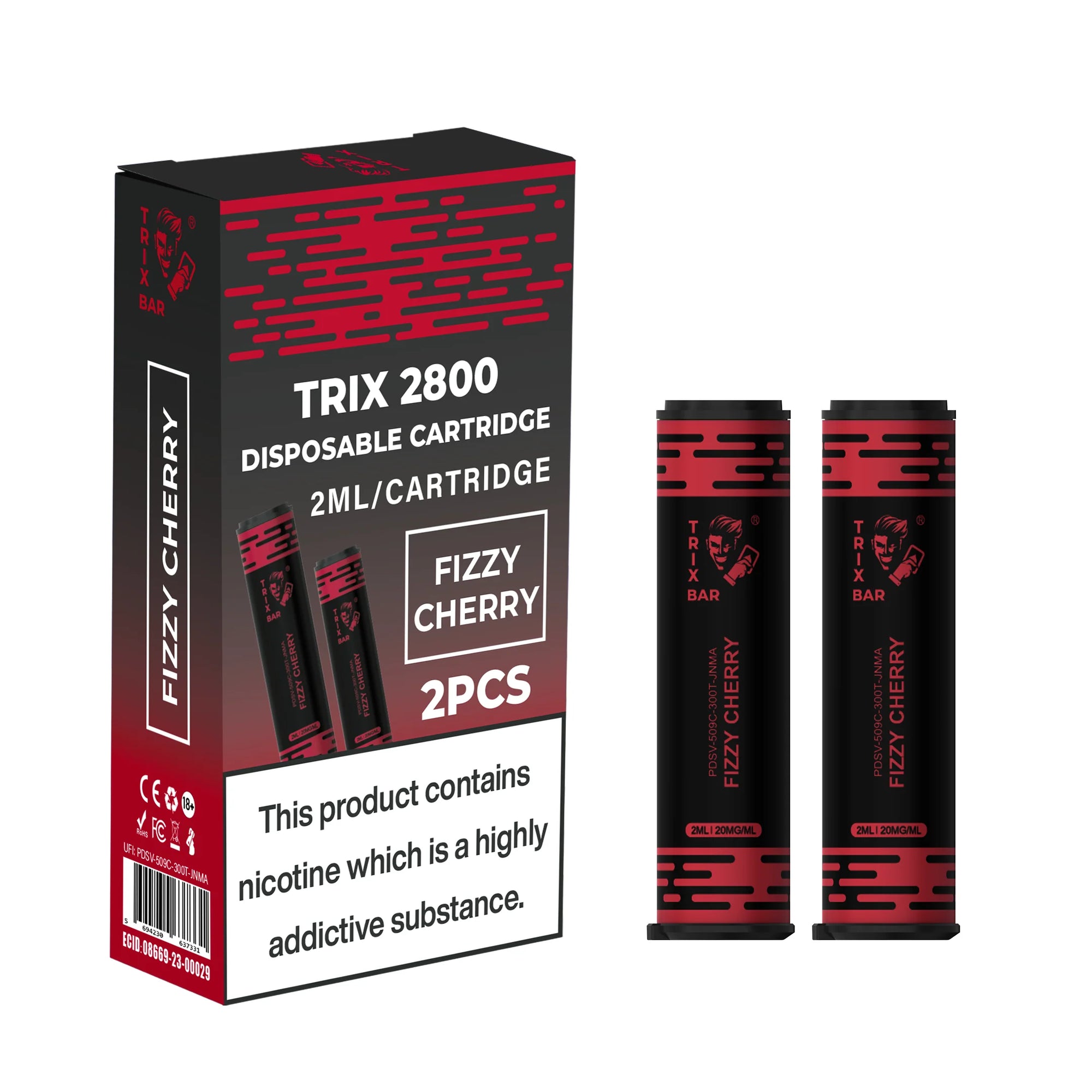 TRIX BAR MAX 2800 2x CARTRIDGES - Nammi.net