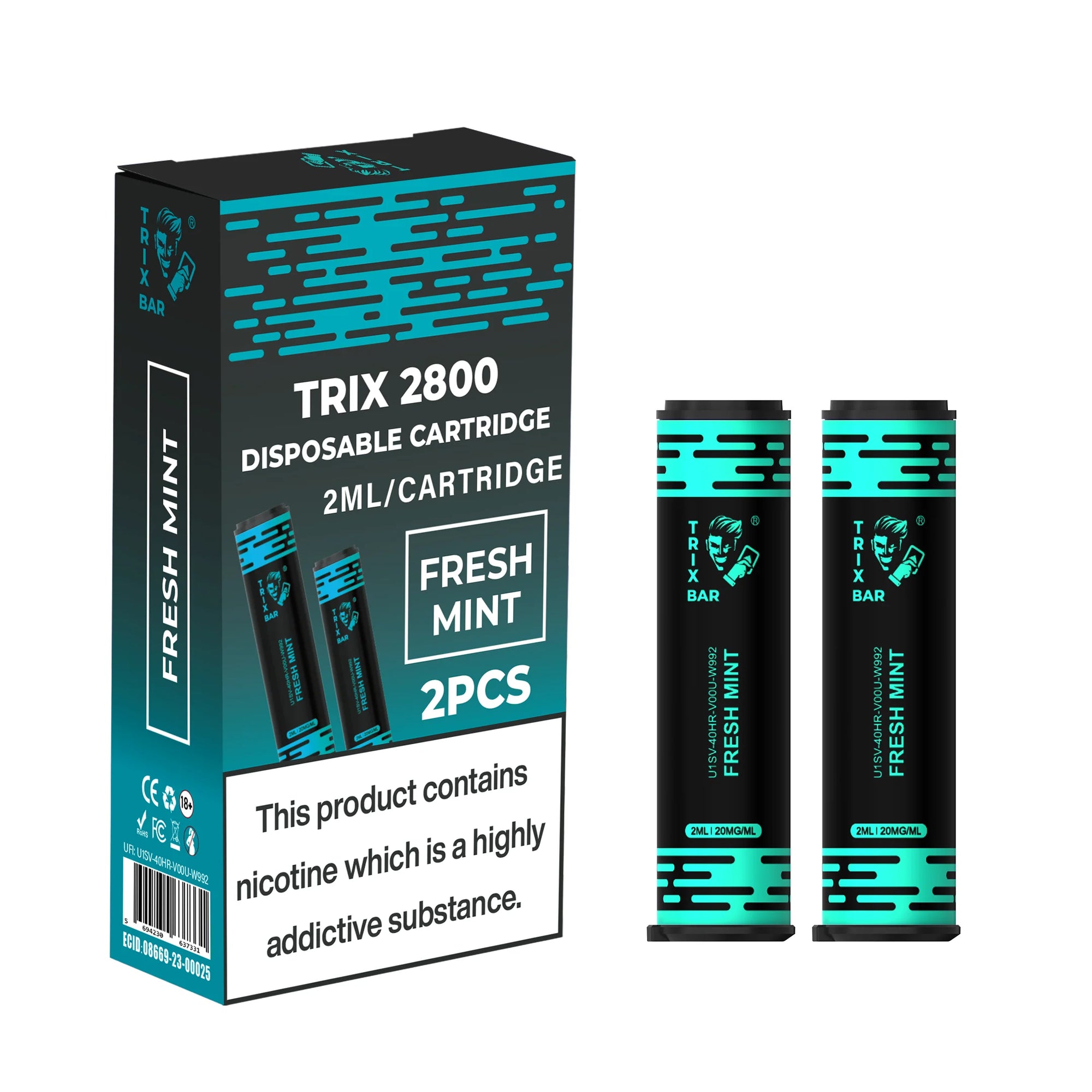 TRIX BAR MAX 2800 2x CARTRIDGES - Nammi.net