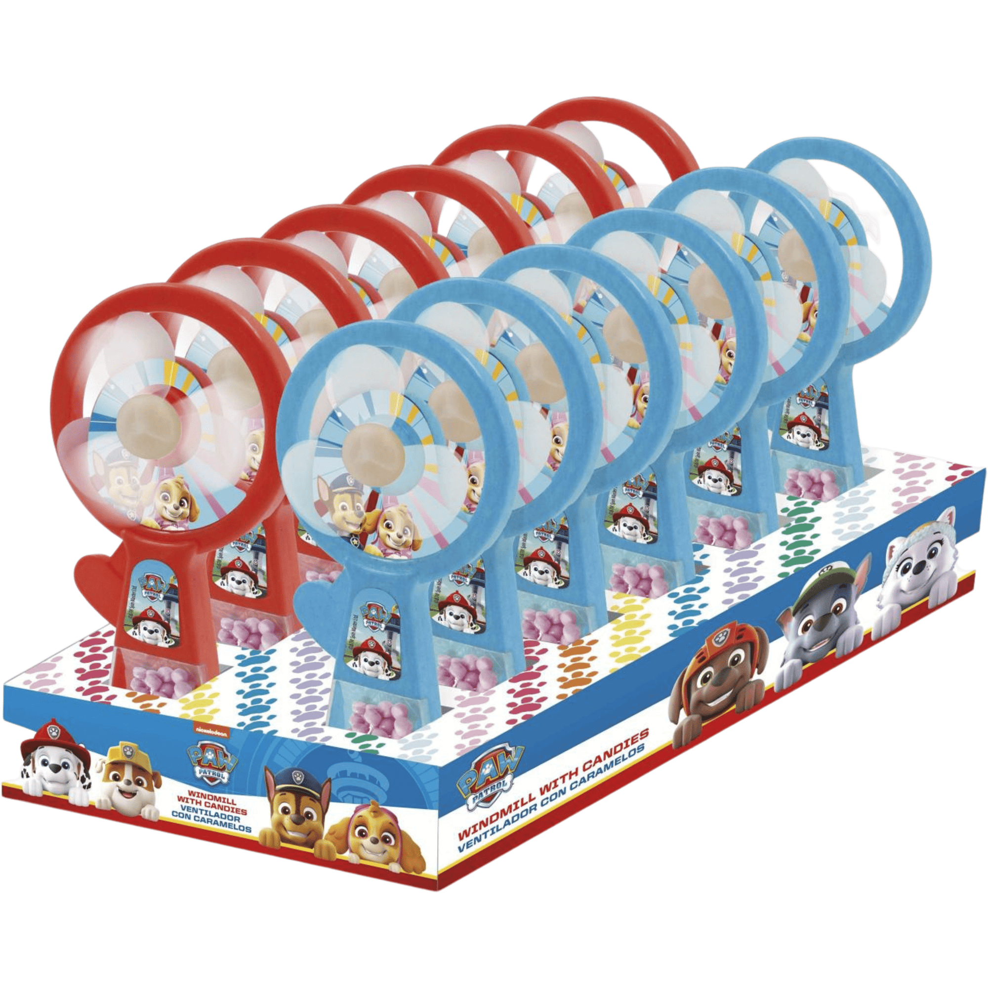 Paw Patrol Manual Fan - 12 stk - Nammi.net