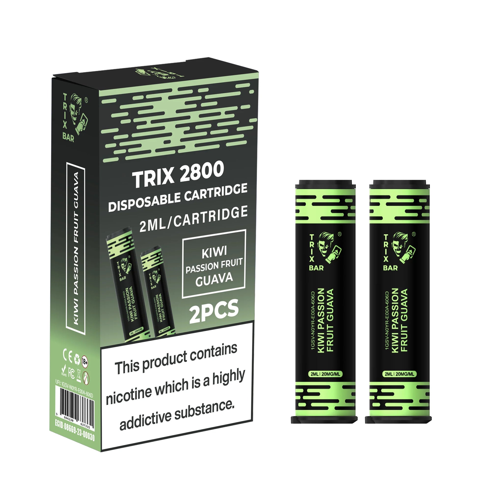 TRIX BAR MAX 2800 2x CARTRIDGES - Nammi.net