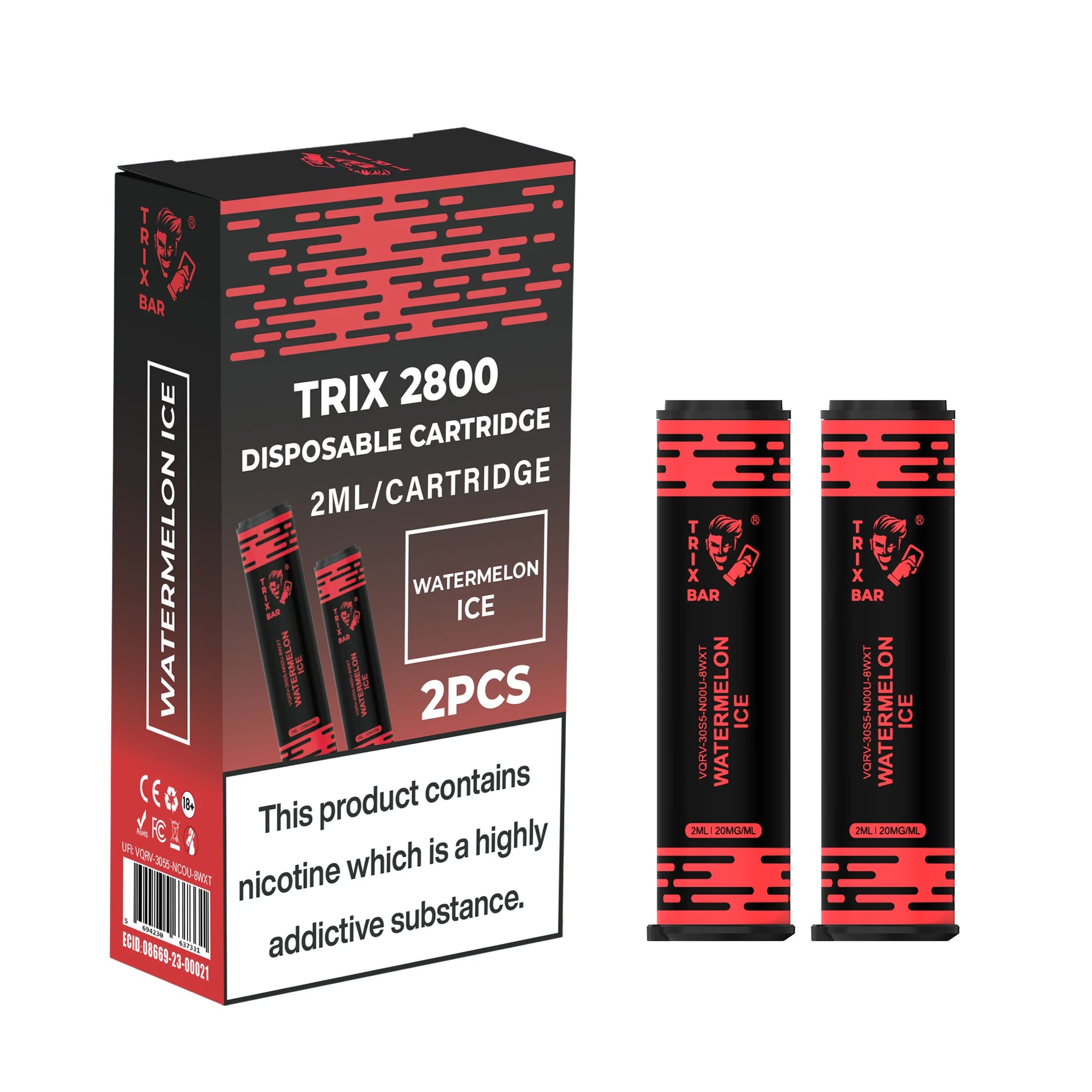 TRIX BAR MAX 2800 2x CARTRIDGES - Nammi.net