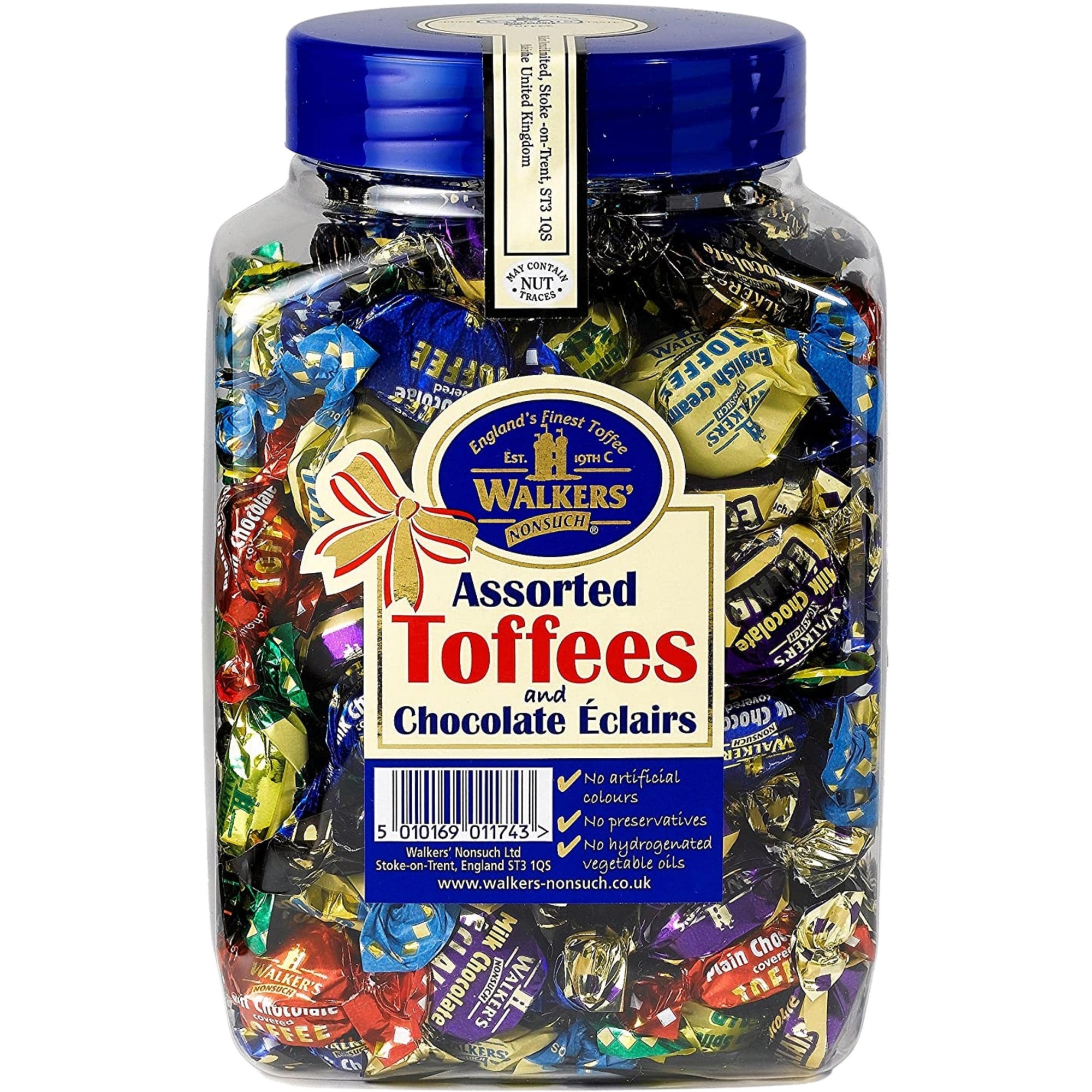 WALKERS Assorted Toffees and Chocolate Eclairs - 1.25Kg - Nammi.net