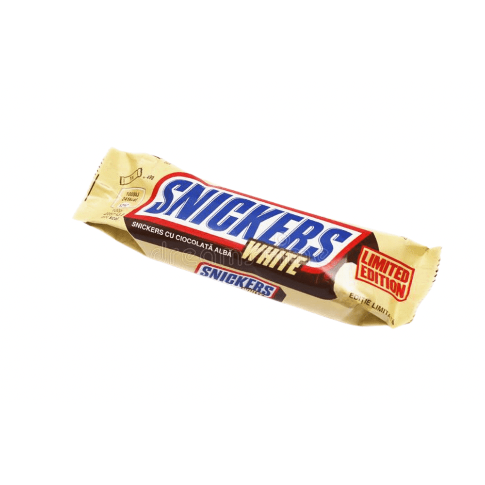 Snickers White Limited Edition Chocolate Bar - 24 stk - Nammi.net