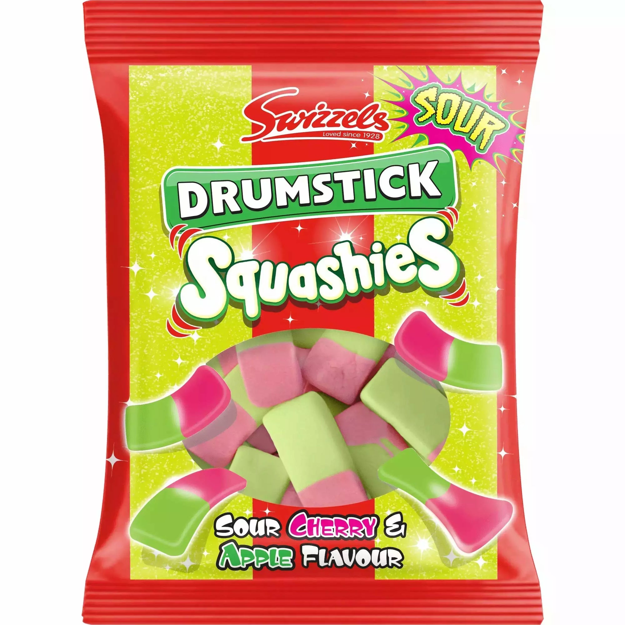 Swizzels Drumstick Squashies Sour Cherry & Apple 160g - Nammi.net